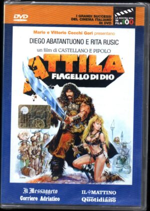 Attila flagello di Dio. I Grandi Successi del Cinema Italiano vol. 98. DVD in Italiano. Versione da edicola. Nuovo