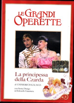 La principessa della Czarda DVD (Sonia Dorigo, Edoardo Guarnera) Le Grandi Operette. Versione da edicola. DVD in Italiano
