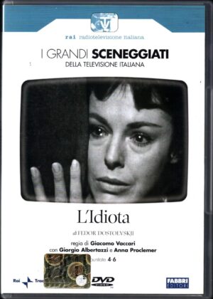 L'Idiota (Fedor Dostoevskij) Seconda Parte (Puntate 4-6) con 2 DVD in Italiano. Grandi Sceneggiati Rai. Versione da edicola