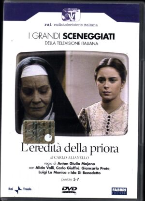 L'eredita' della Priora Seconda Parte. Episodi 5-7 con n. 2 DVD in Italiano. I Grandi Sceneggiati Rai. Versione da edicola