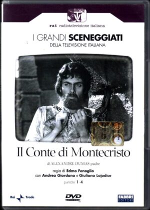 Il Conte di Montecristo. Prima Parte (Episodi 1-4) (2 DVD). I Grandi Sceneggiati Rai. Versione da edicola. DVD in Italiano
