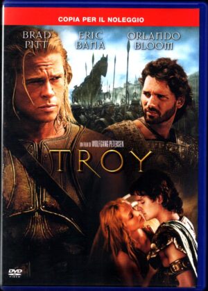 Troy. DVD in Italiano Brad Pitt Versione Noleggio