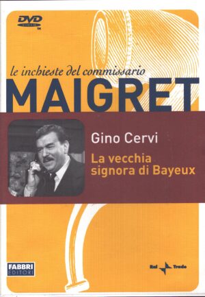 La vecchia signora di Bayeux (Gino Cervi) - DVD Le Inchieste del Commissario Maigret - Versione da edicola - DVD in Italiano
