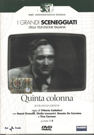 Quinta colonna - Miniserie Completa DVD RAI (Episodi 1-4) (2 DVD) Grandi Sceneggiati RAI - Versione da edicola - DVD in Italiano