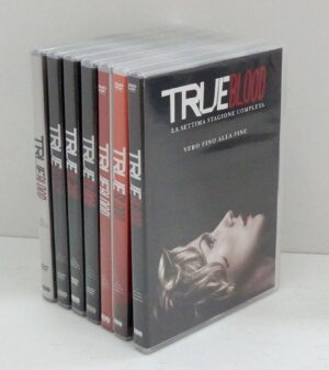 True Blood. Serie Completa. Stagioni 1-7 con n. 33 DVD Italiano. SENZA COFANETTO