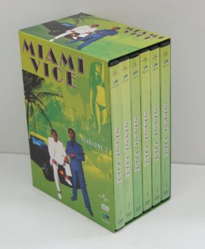 Miami Vice Stagione 2 Copleta. Cofanetto con n. 6 DVD in Italiano. Versione da edicola