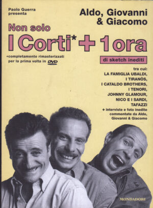 Non solo i corti di Aldo Giovanni Giacomo - Libro + 2 DVD ed. Mondadori