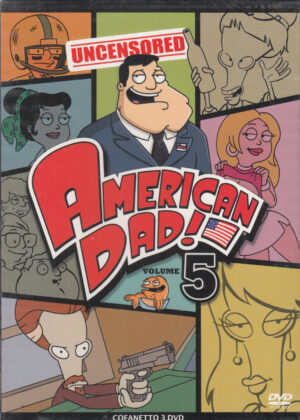 American Dad! Stagione 5 Completa. (Episodi 1-20) con n. 3 DVD in Italiano. Nuovo