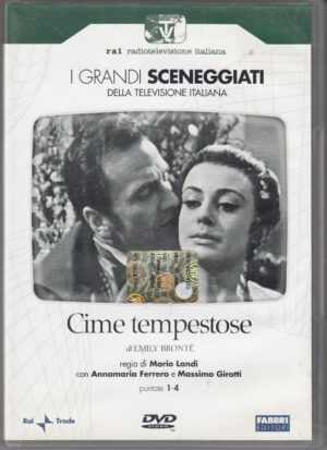 Cime tempestose - Miniserie Completa DVD RAI (Puntate 1-4) (2 DVD) I Grandi Sceneggiati Rai - Versione da edicola - DVD in Italiano