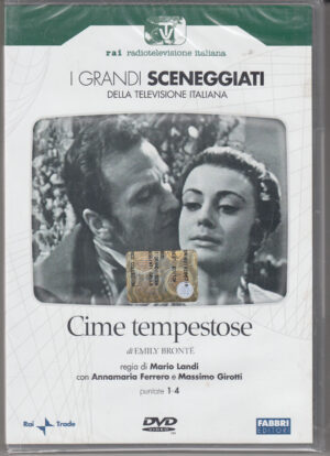 Cime tempestose - Miniserie TV Completa DVD RAI (Puntate 1-4) (2 DVD) I Grandi Sceneggiati Rai - Versione da edicola DVD in Italiano