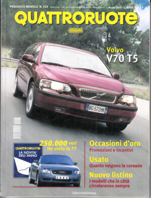 Quattroruote n. 533 Marzo 2000 con Allegato Le quotazioni dell'usto per telefono