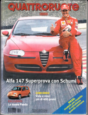 Quattroruote n. 541 Novembre 2000 con Allegato Citroen Xsara