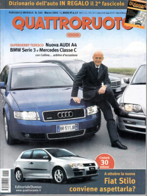 Quattroruote n. 545 Marzo 2001 - Skoda Fabia, Operl Corsa, Seat Arosa, BMW M3