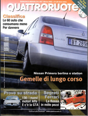 Quattroruote n. 557 Marzo 2002 - Volvo V70, Honda Jazz, Ford Mondeo + Guida Assicurazioni