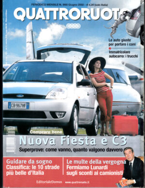 Quattroruote n. 560 Giugno 2002 con Allegato Nuovo Codice della Strada