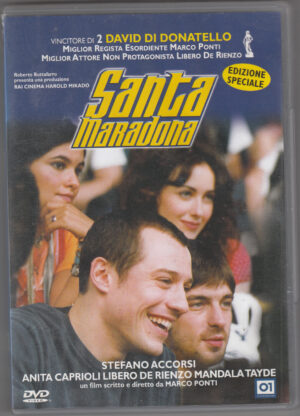 Santa Maradona Edizione Speciale DVD in Italiano Stefano Accorsi Versione da edicola
