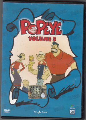 Popeye Vol. 5 - Braccio di Ferro. DVD in Italiano. Versione da edicola