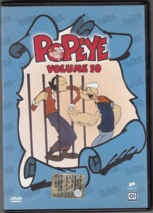 Popeye Vol. 10 - Braccio di Ferro. DVD in Italiano. Versione da edicola