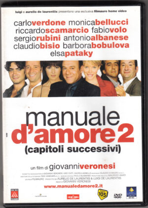 Manuale D'Amore 2 (Capitoli Successivi) DVD in Italiano Carlo Verdone
