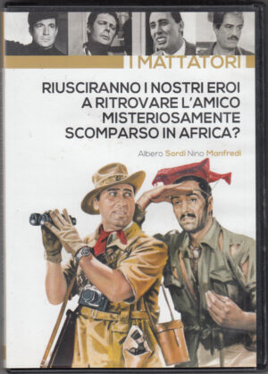 Riusciranno i nostri eroi a ritrovare l'amico misteriosamente scomparso in Africa - DVD in Italiano