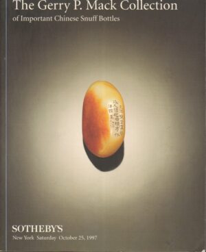 The Gerry P. Mack Collection of Important Chinese Snuff Bottles - Libro in Inglese ed. Sotheby's