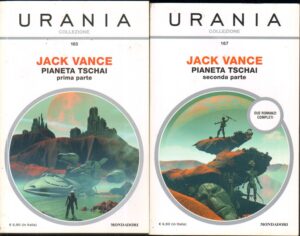 Pianeta Tschai parte prima e seconda di Jack Vance - Urania Collezione n. 165 - 167 ed. Mondadori