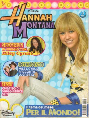 Rivista Magazine Hannah Montana n. 17 - Gennaio 2020. In Copertina Miley Cyrus
