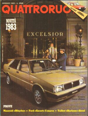 Quattroruote n. 327 Gennaio 1983 - Maserati Biturbo, Ford Escort, Talbot Horizon