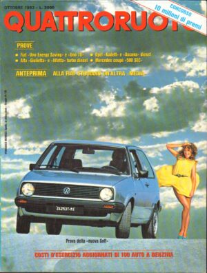 Quattroruote n. 336 Ottobre 1983 - Fiat Uno Energy, Opel Kadett, Ascona