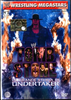 WRESTLING WWE MEGASTARS-LA GRANDE STORIA DI THE UNDERTAKER DVD in Italiano Versione da edicola