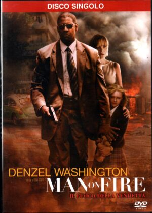 Man On Fire Disco Singolo DVD in Italiano Denzel Washington