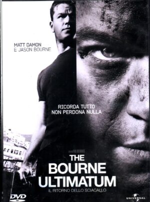 The Bourne Ultimatum con Matt Damon, Jason Bourne. DVD in Italiano