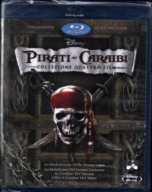 Pirati Dei Caraibi. Collezione Quattro Film  BLU-RAY DVD in Italiano