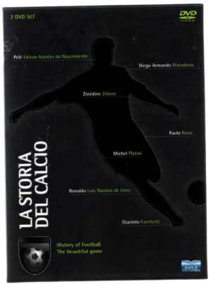 La storia del calcio. Cofanetto con n. 7 DVD in Italiano. Diego Armando Maradona, Zinedine Zidane, Pele'