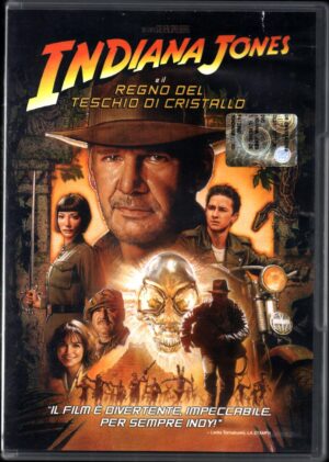Indiana Jones e Il Regno Del Teschio Di Cristallo. DVD in Italiano. Versione da edicola