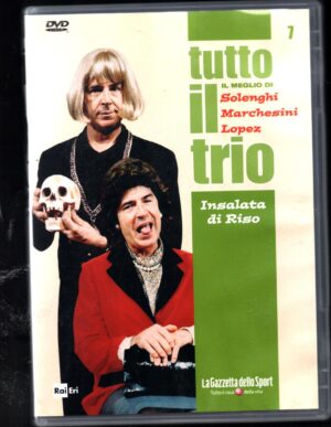 Tutto il trio, il meglio. Solenghi Marchesini Lopez. Vol.7. Insalata di Riso DVD in Italiano Versione da edicola