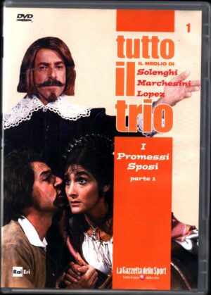 Tutto il trio Vol.1 I promessi Sposi parte 1. DVD in Italiano Versione da edicola