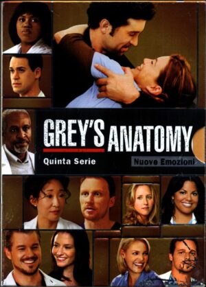Grey’s Anatomy - Stagione 5 Completa (Episodi 1-24) (7 DVD) con Cofanetto - DVD in Italiano