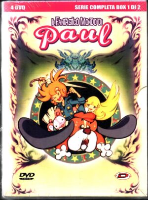 Il fantastico mondo di Paul. Vol .1 Episodi da 1 a 25 con 4 DVD in Italiano Hiroshi Sasagawa