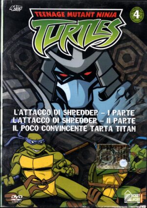 TMNT Teenage Mutant Ninja Turtles volume 4. Episodi 10-12. DVD in Italiano. Versione da edicola