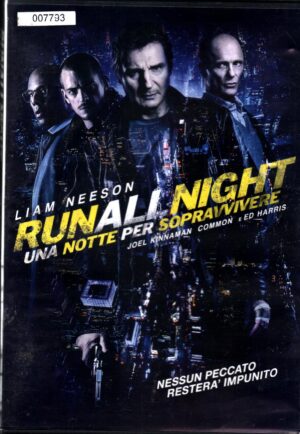 Run all night - Una notte per sopravvivere DVD in Italiano Liam Neeson Versione Noleggio
