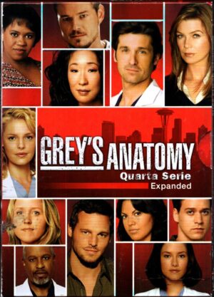 Grey's Anatomy - Stagione 4 Completa (Episodi 1-17) (5 DVD) con Cofanetto - DVD in Italiano