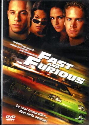 Fast and Furious un film con  Vin Diesel, Paul Walker. DVD in Italiano