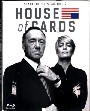 House of Cards - Stagione 1 e 2 Complete (Episodi 1-26) (8 dischi) BLU-RAY in Italiano
