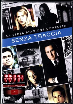 Senza traccia - Stagione 3 Completa (Episodi 1-23) (Box 4 DVD) DVD in Italiano