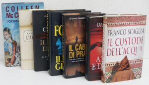 Lotto n. 7 Romanzi Gialli Thriller di Autori Vari. Lotto come da immagine