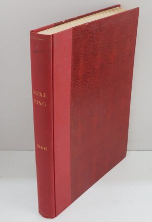 Rivista BOXE RING anno 1968 Rilegato. Raccolta Completa n. 1-24 numeri ed. Boxe
