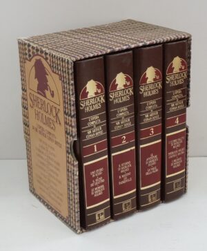Sherlock Holmes. L'Opera Completa di Arthur Conan Doyle Cofanetto con n. 4 vol. ed. Peruzzo