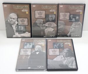 I Miserabili con Gastone Moschin. Serie Completa Episodi 1-10 con n. 5 DVD in Italiano