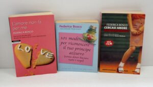 Lotto n. 3 Libri di Federica Bosco. Lotto come da immagine